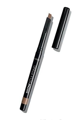 Image of Avon Brow Sculpting Pencil Light Brown, with a Slanted Tip for a Professional, Bold Brow in Seconds, Smudge-Proof, Budge-Proof and Waterproof Formula, 0.28g