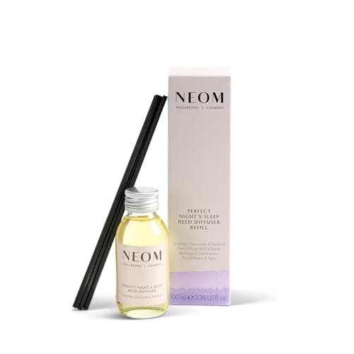 Image of NEOM Perfect Night's Sleep Reed Diffuser Refill 100ml | Lavender, Chamomile & Patchouli I 100% natural fragrances for 12 weeks I Pure essential oils