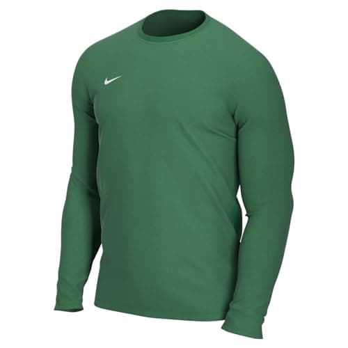 Image of NIKE Men's M Nk Dry Park Vii Jsy Ls T shirt, Pine Green/(White), L UK