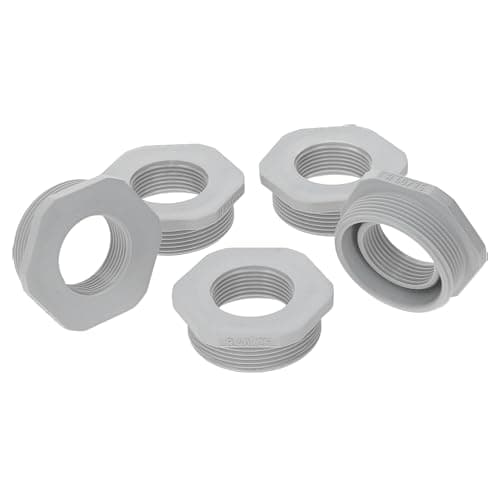 Image of Kalitec G6402500 Reduction M40/M25 Plastic Light Grey I Reducer Cable Gland Hexagonal I M25 Female Thread I M40 Male Thread I IP68 Pack of 5