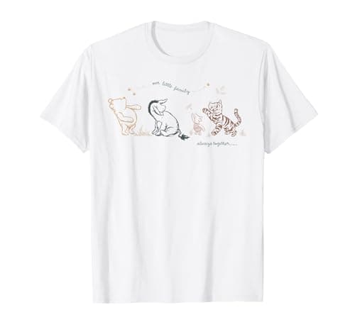 Image of Disney Winnie the Pooh Our Little Family Always Together T-Shirt