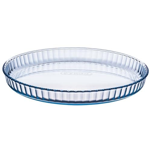 Image of Pyrex 812B000 Bake and Enjoy Glass Quiche Flan Dish High Resistance, 25 cm