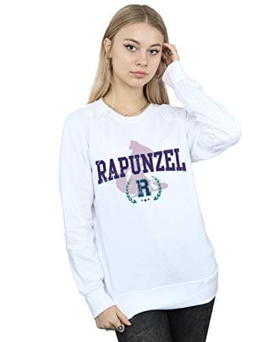 Image of Disney Women's Princess Sketch Sweatshirt White Small