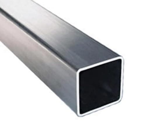 Image of impsuk MILD STEEL SQUARE TUBE HOLLOW METAL 25mm x25mm BOX SECTION 1M 2Meter 3Meter Opposite Wall Support (100 CM 39.37 Inches or 1 Meter)