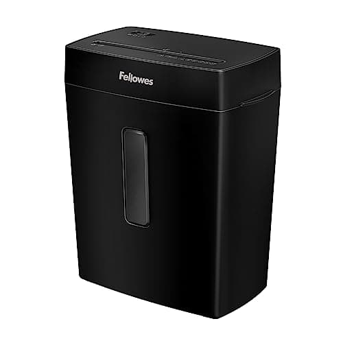 Image of Fellowes Powershred FS-8C 8 Sheet Cross Cut Personal Shredder for Home and Office Use - 15 Litre Bin - Security Level P4-Amazon Exclusive, Black