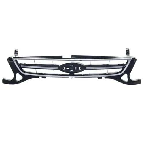 Image of PG Front Centre Radiator Grille, Chrome and Gloss Black, for Ford Mondeo IV (2010-2015), OEM Part 1736150