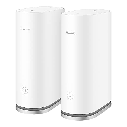 Image of HUAWEI WiFi Mesh 7 AX6600 - Whole Home Mesh WiFi System, Seamless & Speedy, Up to 6600Mbps, Connect 250+ Devices, Ultra-Fast Connection in Huge-Multi Homes – Pack of 2 + UK Warranty