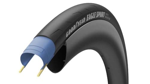 Image of GOODYEAR 810432031912 Eagle Sport Pneu de vélo de Route Pliable (700 x 32C), Version : Noir, Dimensions : 32-622 Unisex-Adult, 700x32