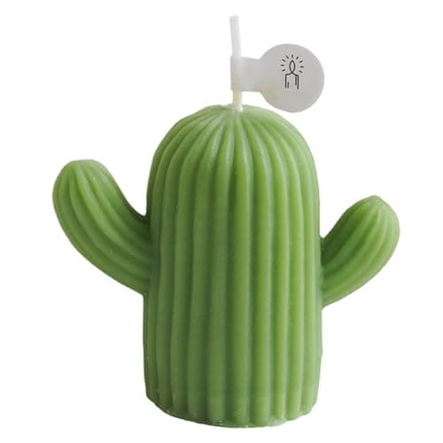 Image of Cactus Scented Candles for Women - Romantic Candles Decorative Cactus Candles - Scented Candles for Relaxation 'Home Aromatherapy