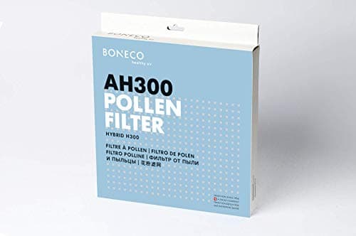 Image of BONECO Pollen Filter AH300 - for H300/H400 with Highly Efficient Particulate Filter - Reduces Fine Dust and Removes Bacteria from the Air, White