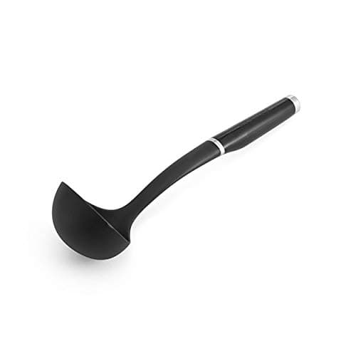 Image of KitchenAid KE006OHOBA Classic Soup Ladle, Plastic, Black 2