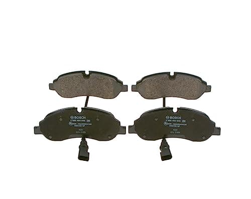 Image of Bosch BP2019 - Brake Pads Car Front Axle - Bosch Quality - Reduced Noise and Dust - ECE-R90 Certified - Copper-Free - 1 Set of 4 Pads - With Accessories