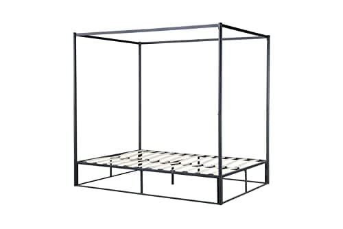 Image of Birlea Furniture 135CM FARRINGDON METAL 4 POSTER BED BLACK