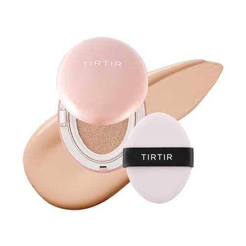 Image of [*Mini Size*] TIRTIR Mask Fit All Cover Pink Cushion | Korean Cushion Foundation, (#21C Cool Ivory, 0.15 Fl Oz)