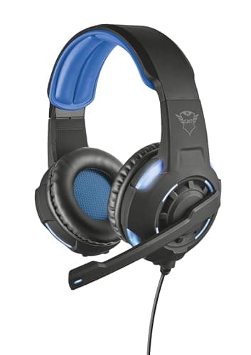 Image of Trust Gaming GXT 350 Radius 7.1 Gaming Headset for PC and Laptop - Black/Blue