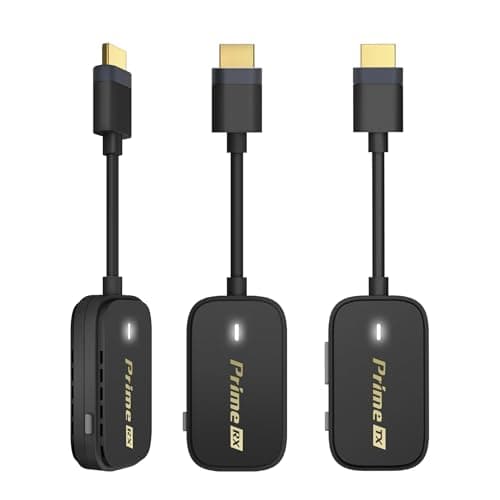 Image of EZCast Pocket Prime Wireless HDMI - 1 Transmitter & 2 Receivers | Plug & Play, Dual Band 2.4G/5G, Portable HDMI Extender for Laptop, TV, Projector and Gaming - 262ft Range, 1080P Output
