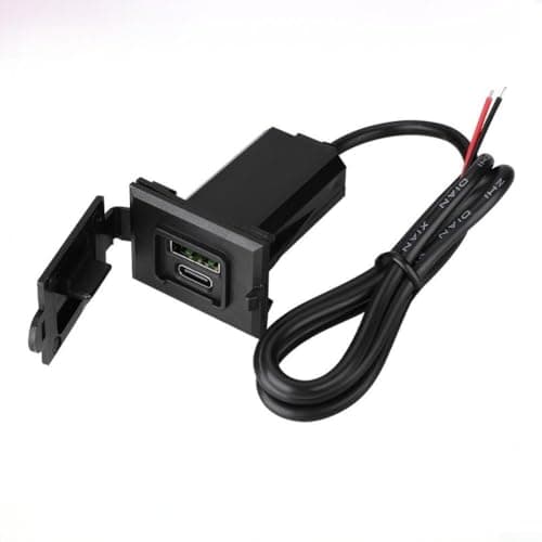 Image of 36w Dual-port Car Charger with Usb-c Pd 30w Usb-a Qc 3.0 Quick Charging for 15 over 14/ For Galaxy 12v–24v Automotive Adapter for Cars Motorcycles Rvs