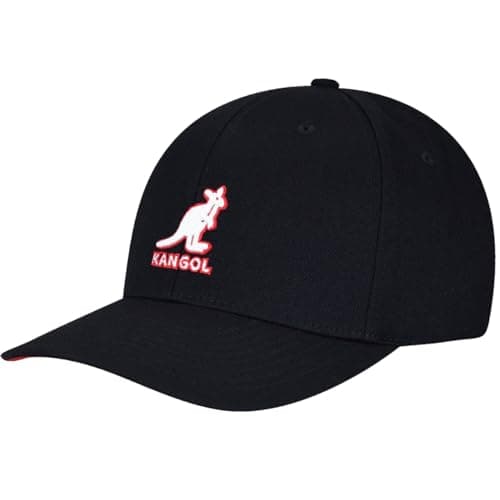 Image of Kangol 3D Wool Flexfit Cap Fitted Baseball (L/XL (58-61 cm) - Black)