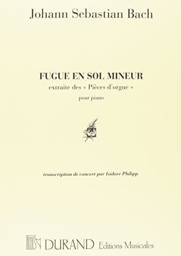 Image of JOHANN SEBASTIAN BACH : FUGUE EN SOL MINEUR, BWV 578 EXTRAIT DES PIECES D'ORGUE