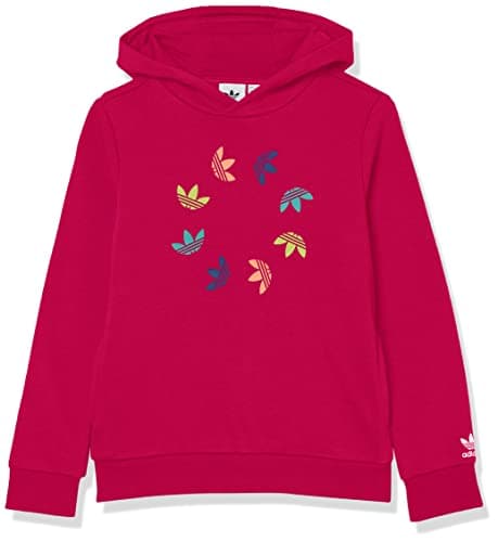 Image of adidas Originals Kids' Adicolor Hoodie, Pold Pink, Small