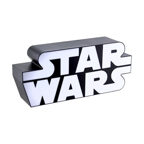 Image of Paladone Star Wars Iconic Logo Light - Officially Licensed Merchandise and Memorabilia, Gifts for Boys and Men, Room Accessories, Desk Lamp