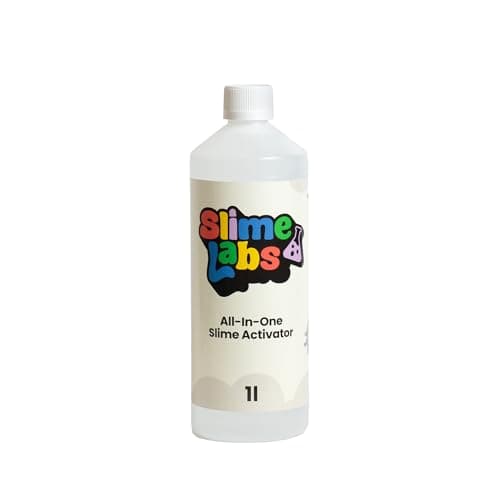 Image of Slime Activator, Glues and Slime Kits - Non-Toxic All-In-One Solution, School Supplies, Art And Crafts Projects,PVA and Activator For Slime, UK Made (1Ltr Activator)