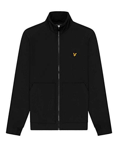 Image of Lyle and Scott Men Men's Softshell Jacket with Funnel Neck - XS Jet Black