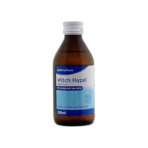 Image of Bells Healthcare Witch Hazel 100% Pure – Natural Skin Toner & Cleanser for Face and Skin – External Use – 200ml