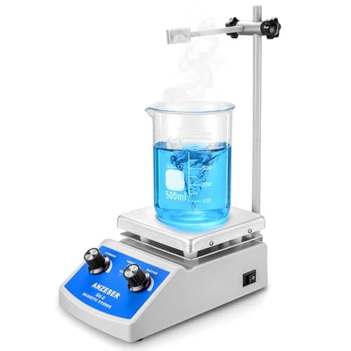 Image of ANZESER Magnetic Stirrer Hotplate 100~2000rpm 180W Heating Power 271°C UK Plug