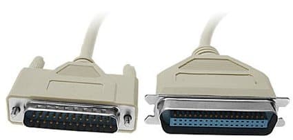 Image of Aptii DB25 Male 36 Centronic Male Parallel Printer Cable 2m