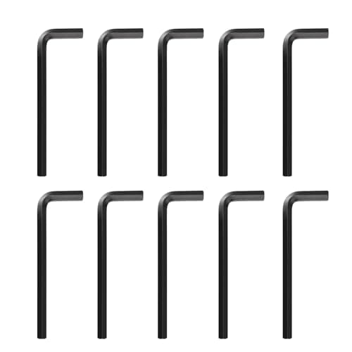 Image of Kesiku 10pcs Hex Key, Metric 4mm Allen Keys Set L-Shape Hexagon Wrenches Chrome Vanadium Steel Repairing Tool for Home Maintenance DIY