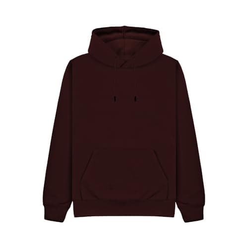 Image of Crafted Memories Personalised Embroidered Roman Numerals Hoodie | Unisex | Anniversaries & Birthdates | Him & Her | Couples Matching (UK, Alpha, S, Regular, Regular, Burgundy, Standard Hoodie)