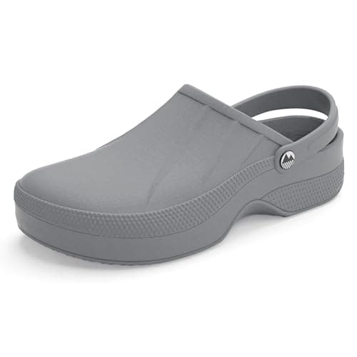 Image of Lakeland Active Women’s Allonby Waterproof Wide Fit Clogs for Garden Work Theatre Kitchen - Grey - 7.5 UK