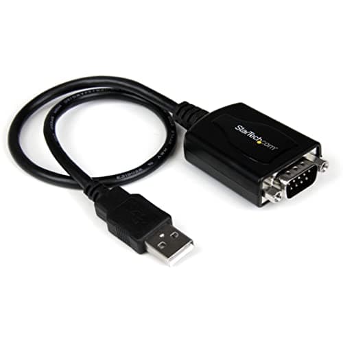 Image of StarTech.com 1 ft. USB to RS232 Serial DB9 Adapter Cable with COM Port Retention - Up to 920 kpbs USB A to DB9 Serial Adapter (ICUSB232PRO)