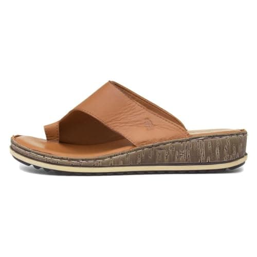 Image of Hush Puppies Womens Elissa Toepost Sandal, Tan, 6 UK