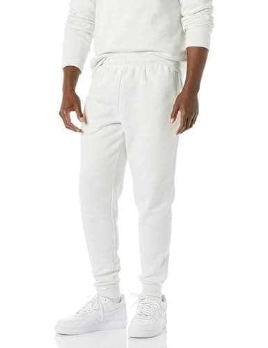 Image of Amazon Essentials Men's Relaxed Fit Fleece Sweatpants, Light Grey, XXL