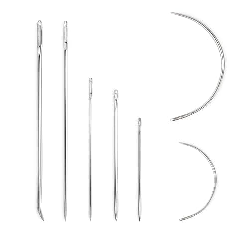 Image of Sewing Needle Repair Kit for Upholstery, Leather, Canvas, Heavy Duty Sewing, 7 Pack