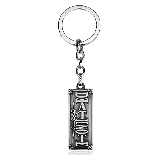 Image of Death Note Keychains Anime Figure Yagami Light/Misa Amane Key chain Pendant Metal Key Holder Charm Jewelry Keyring