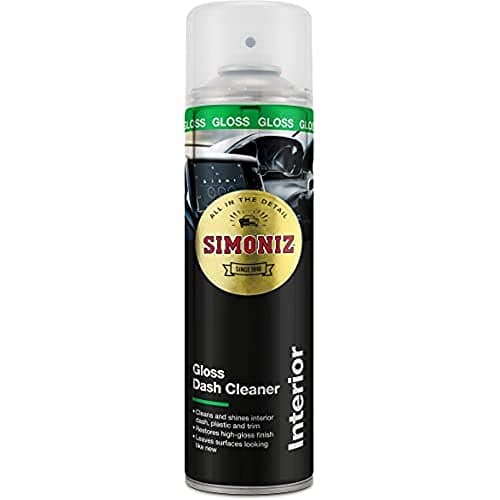 Image of Simoniz Gloss Dashboard Cleaner, Professional Car Interior Cleaner Spray With Anti-Static Formula, Essential Car-Cleaning Products To Restore Car Interior, Reduce Dirt & Dust, Citrus Fragrance, 500ml