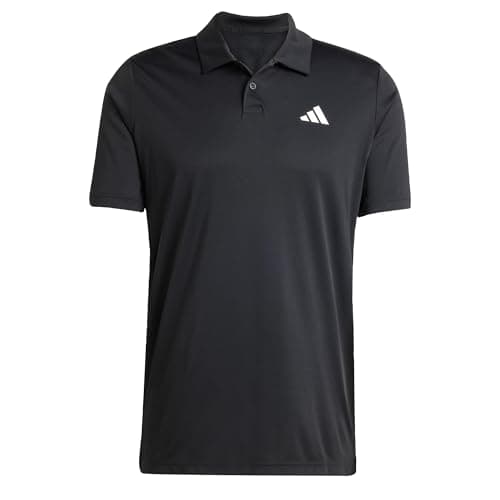 Image of adidas Men's Club Tennis Climacool Polo Shirt, Black, L
