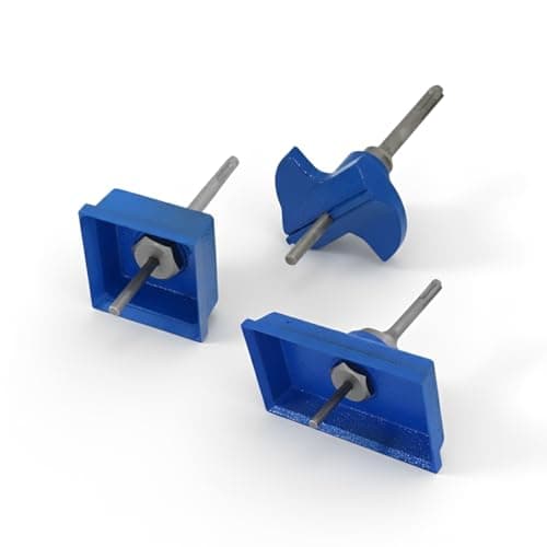Image of Professional 3-Piece Wall Socket Cutter Set | SDS Plus Square & Circular Cutters for Quick, Clean, and Accurate Electrical Box Installations (SQUARE BOX CUTTER -SMALL)