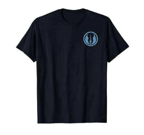 Image of Star Wars Blue Jedi Order Crest Logo T-Shirt