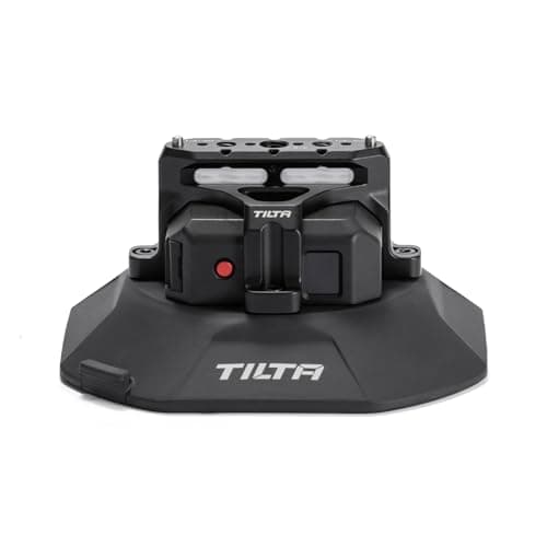 Image of TILTA 4.5 inches Electronic Suction Cup with NATO Mounting Bracket, Suction Mount for Camera/Action Camera/Phone Max 20 kg Vertical Load HDA-ESC-NMB-45