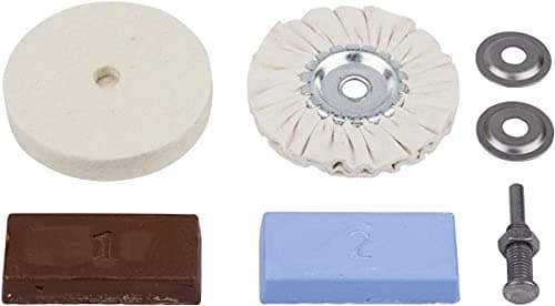 Image of wolfcraft Hobby Polishing Set 5 Pcs. I 2178000 I The Practical All-in-one Set