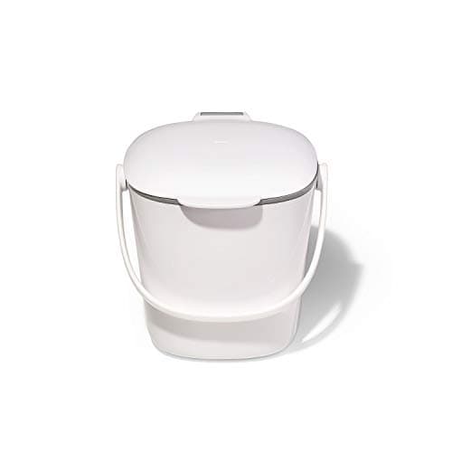Image of OXO Good Grips Easy-Clean Compost Bin - White - 2.83 L
