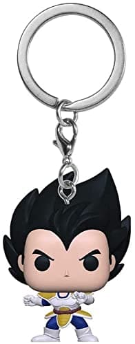 Image of Funko POP! Keychain: DBZ - Vegeta Dragon Ball Z Novelty Keyring - Collectable Mini Figure - Stocking Filler - Gift Idea - Official Merchandise - Anime Fans - Backpack Decor
