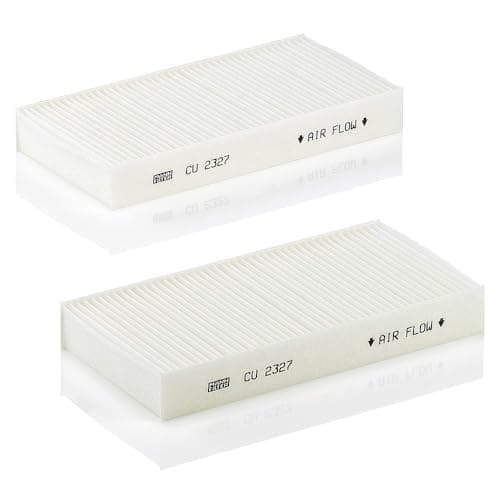 Image of MANN-FILTER CU 2327-2 Cabin Air Filter (set of 2) - for Cars + Transporters