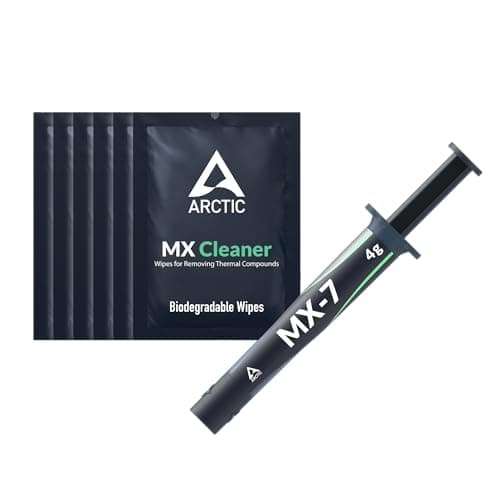 Image of ARCTIC MX-7 (4 g, incl. MX-Cleaner) - Ultimate Performance Thermal Paste for CPUs, Consoles, Graphics Cards, Laptops, Very High Thermal Conductivity, Long Durability, Non-Conductive, Non-Capacitive