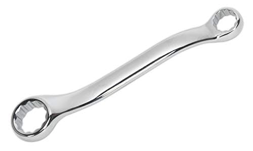 Image of Sealey Ak63221 Double End Ring Spanner Offset Stubby 10 X 13Mm
