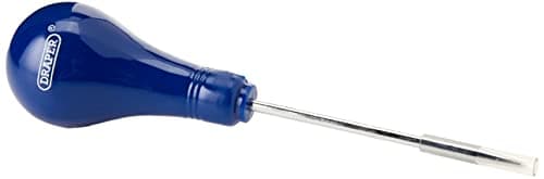 Image of Draper Soft Grip Carpenters Awl | 63mm Length and 3.2mm Blade Tapering | Carpenters Tools | Scratch Bradawls | 64747